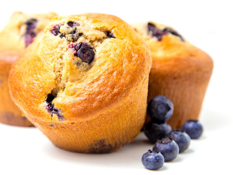 Gluten-free Paleo Blueberry Muffins